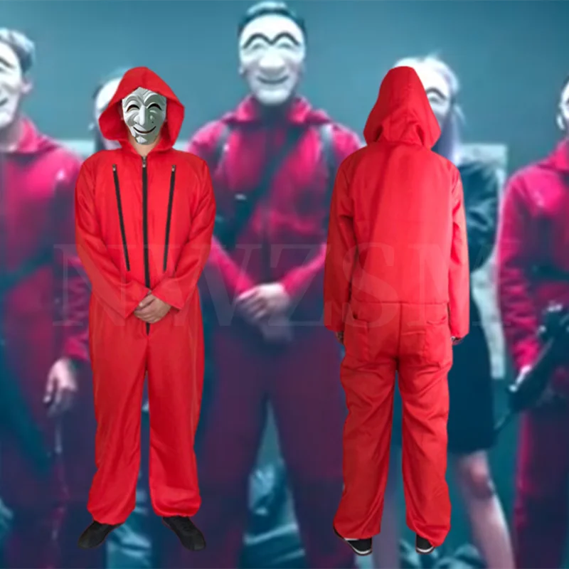 

Money Heist: Korea - Joint Economic Area Zone Costume Cosplay Halloween Party Costumes with Face Mask