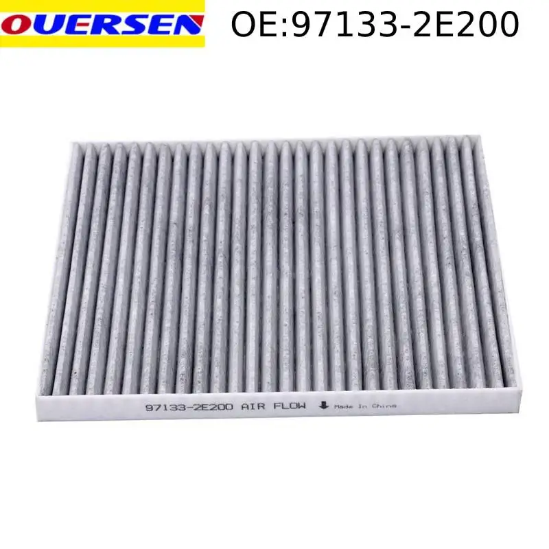 Воздушный фильтр для салона пыльцы A/C Aircon для Hyundai Kia K3 Genesis Veloster i40 Rio Rondo Carens 97133-2E200 08790-2E200, 1 шт. Воздушный фильтр для салона пыльцы A/C Aircon для Hyundai Kia K3 Genesis Veloster i40 Rio Rondo Carens 97133-2E200 08790-2E200, 1 шт.