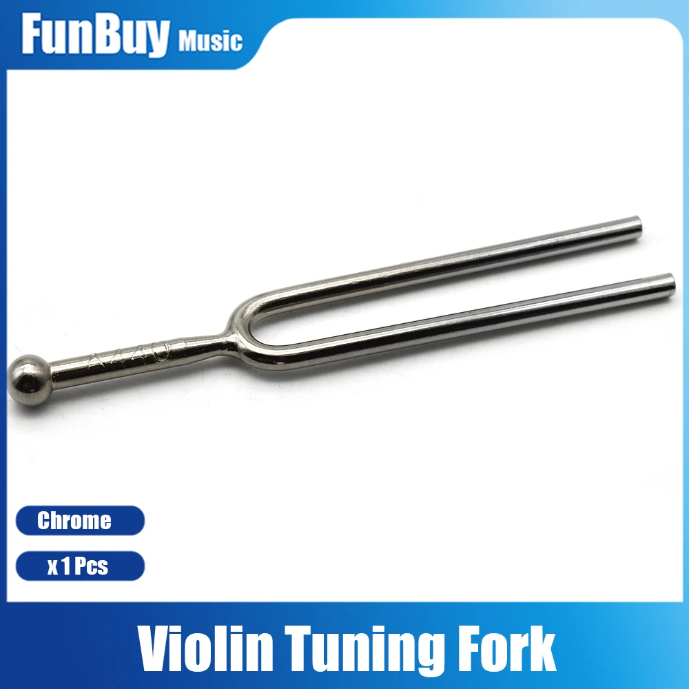 

10Pcs 440hz A Tuning Fork Violin Tuning fork Viola Cello Tone Tuner Stainless Steel Violin Parts