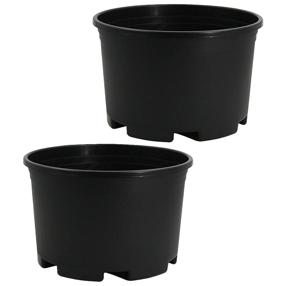

2 Pcs Pot Pots Planting Breathable Planters Indoor Flowers Plastic Orchid Nursery Extra Large Trees Big For plants