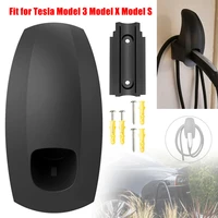 for tesla model 3 x s us version charging cable organizer wall mount connector bracket charger holder accessories