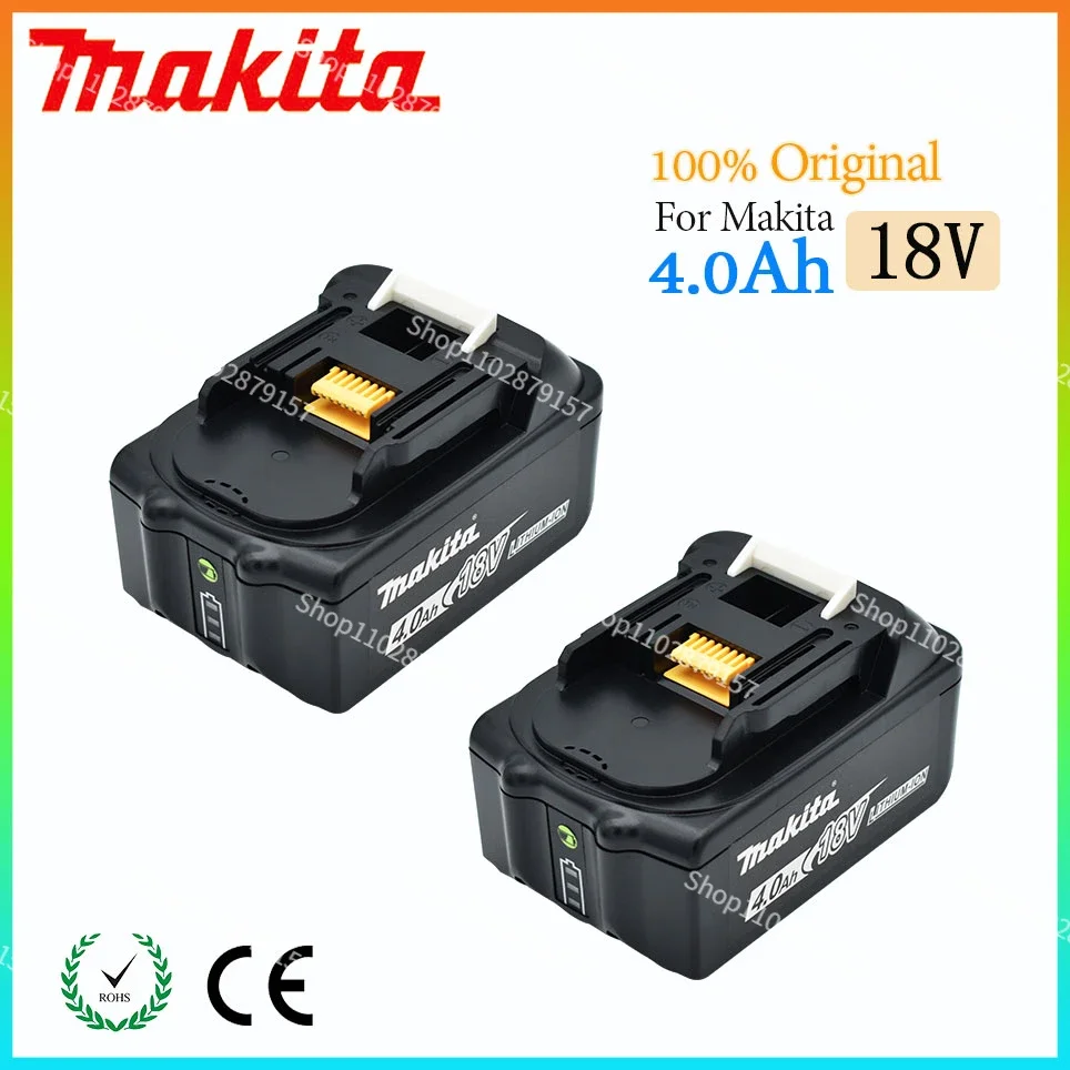 

Makita 100% original 18V Makita 4000mAh lithium-ion rechargeable power tool 18V replacement battery BL1860 BL1830 BL1850 BL1860B