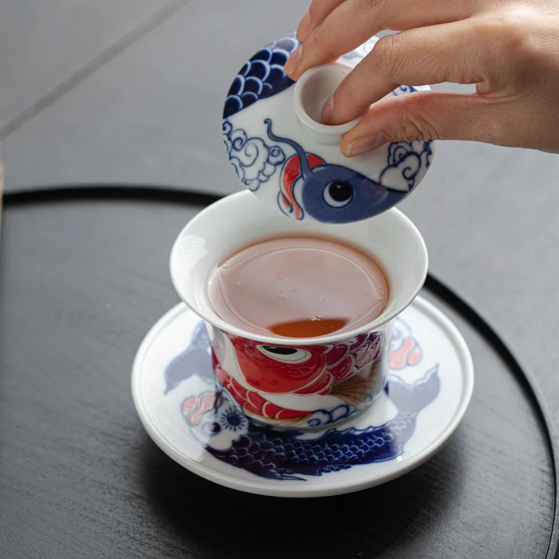 Цзиндэчжэнь Цитан национальный модный стиль Арована керамика Sancai подкова без