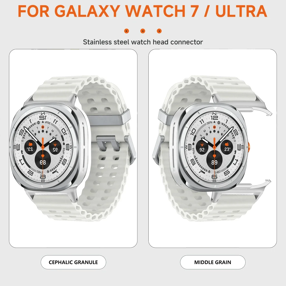 1 пара, адаптер для Samsung Galaxy Watch 7 Ultra 47 мм, металлический разъем для Samsung Watch 7 Ultra 20 мм 22 мм 24 мм, аксессуары для часов (art.: 3920c974de5fb) - 3920c974de5fb