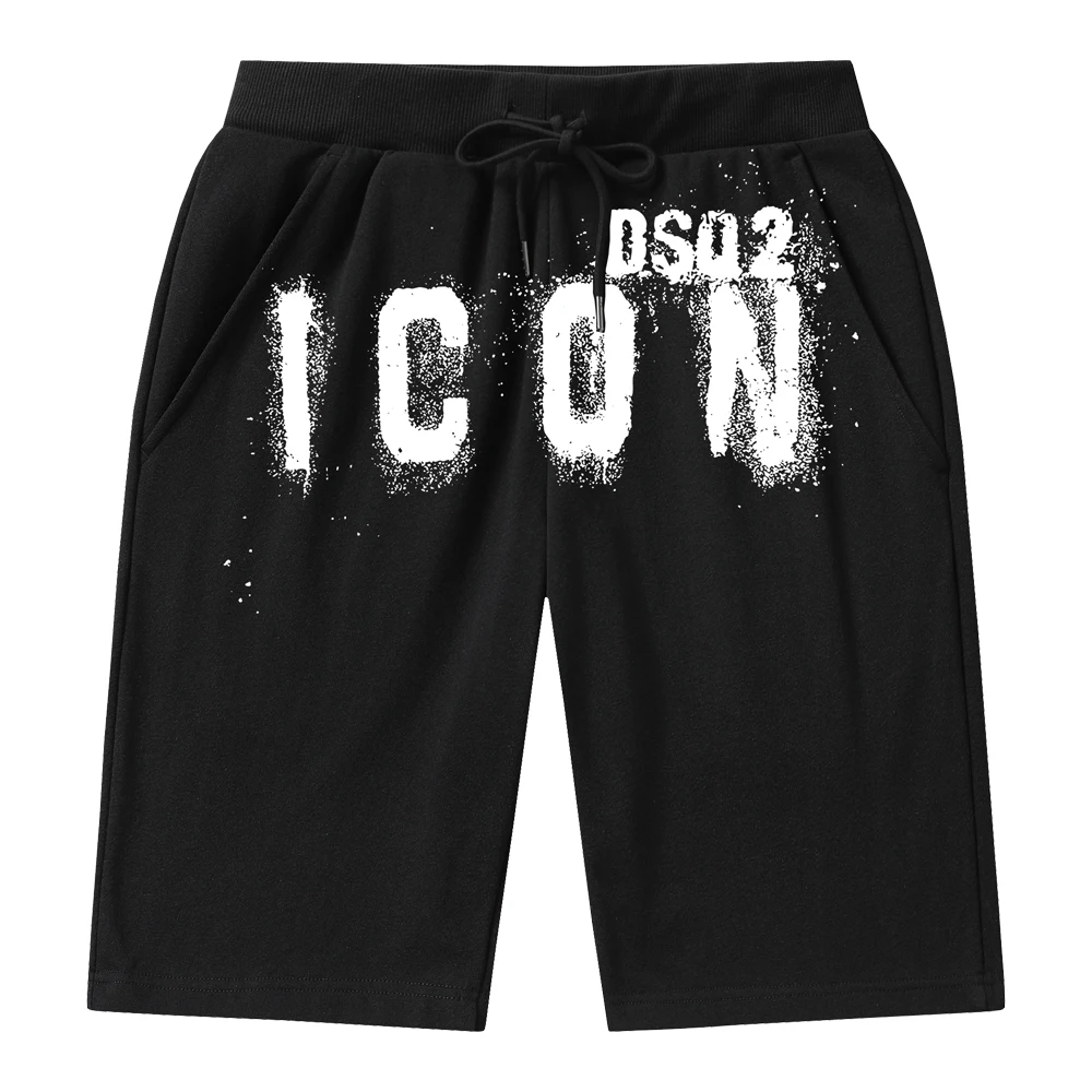 

Пляжные шорты DSQ2 ICON DSQICON2 DSQ подарок для мужчин и женщин модные трендовые спортивные шорты для спортзала с эластичным поясом хлопковые повседневные шорты