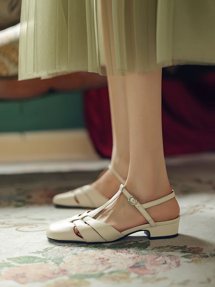 Женские сандалии в рыбацком стиле из натуральной кожи новые летние женские