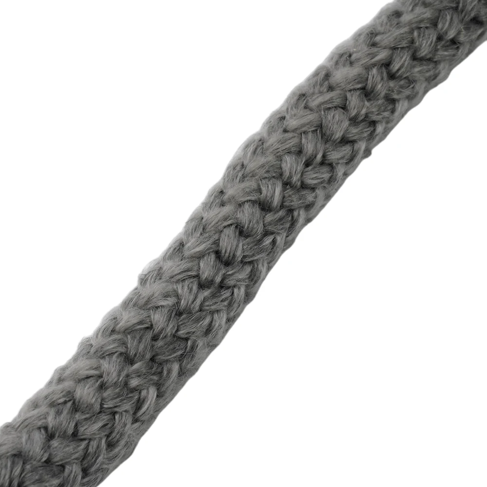 

18/20mm Black Gasket Cord Stove Door Fireplace Cord 2m Fiberglass High Temperature Woodburner Sealing Rope Replacement