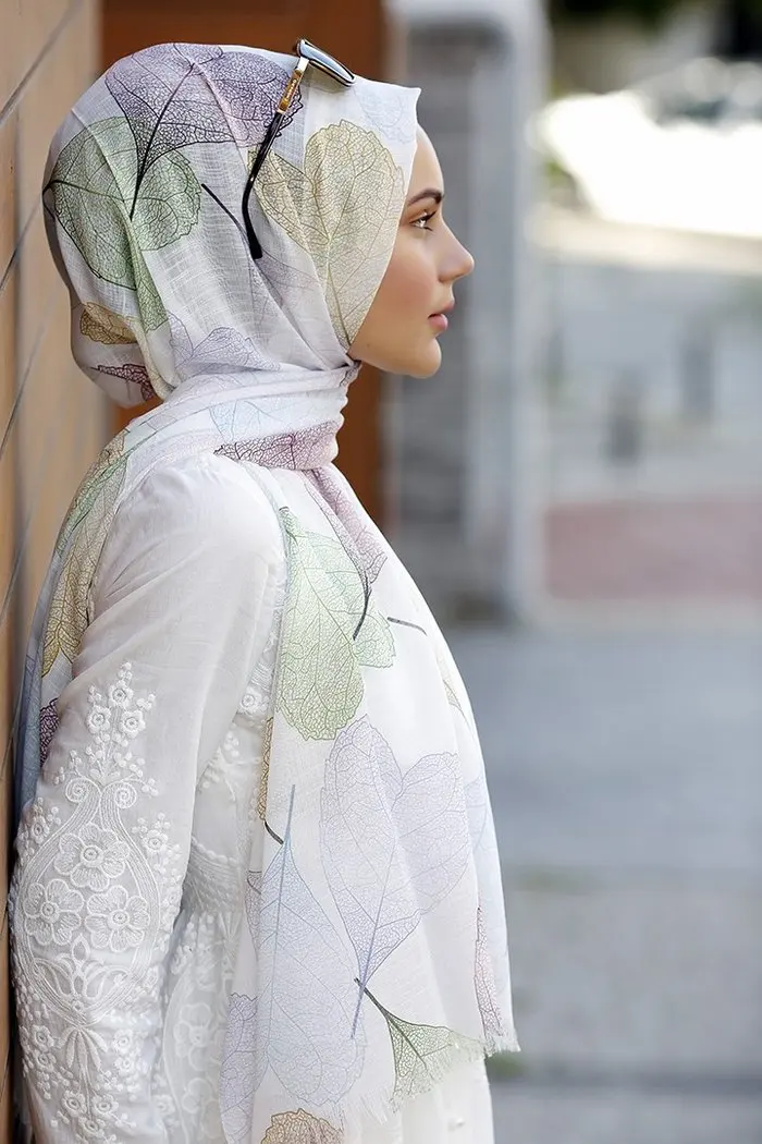

WOMEN HIJAB SHAWL ACCESSORY SCARF COTTON MEVSİMLİK GIFT KALPLİ