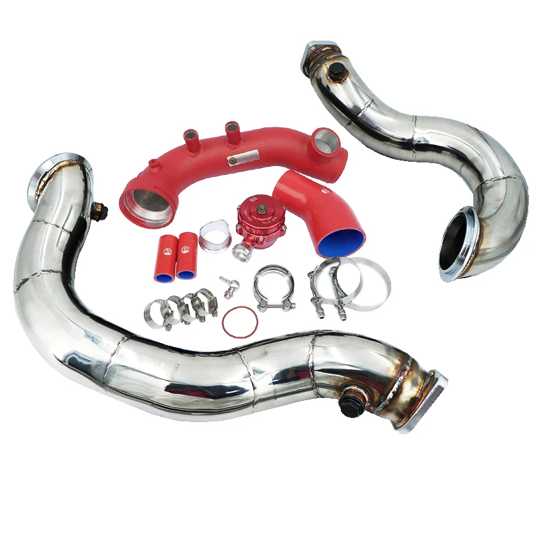 ДЛЯ BMW N54 3.0T E82 E88 E90 E92 E8X E9X 135i 335i Впускная труба турбозарядки Комплект охлаждения + 50