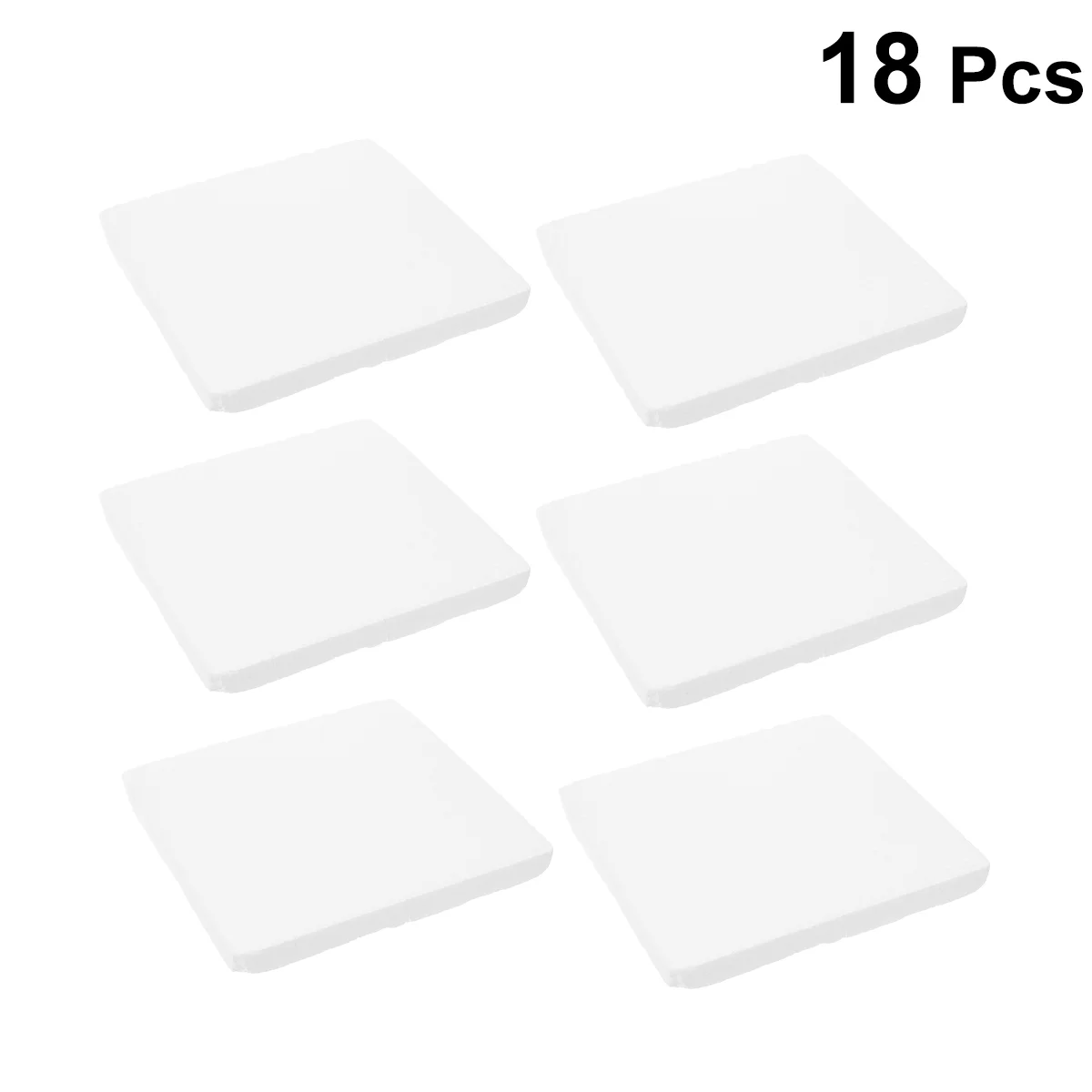 

18PCS Cubes White Boards for DIY Crafts Brick for Modeling Projects and Floral Arrangements Block DIY