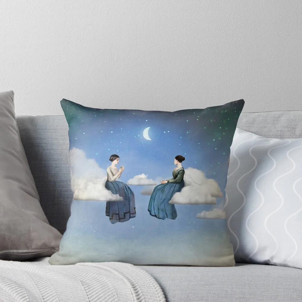  chmury i herbata poduszki do rzucania Home Decor poszewka na poduszkę poduszka