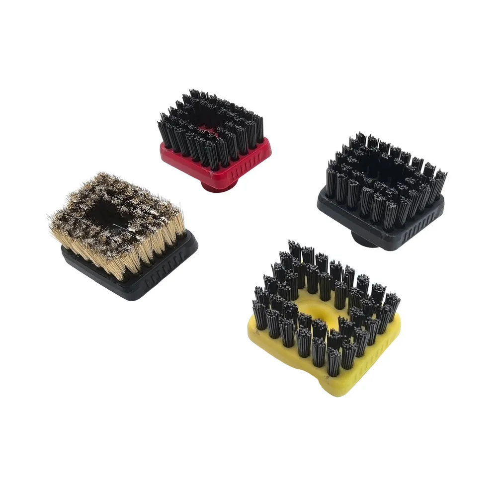 Фото Подходит для Karcher SC1 SC2 SC3 SC4 SC5 SC7 CTK10, щетки для чистки пароочистителя, запасные части, аксессуары, маленькая Т-нейлоновая щетка №4
