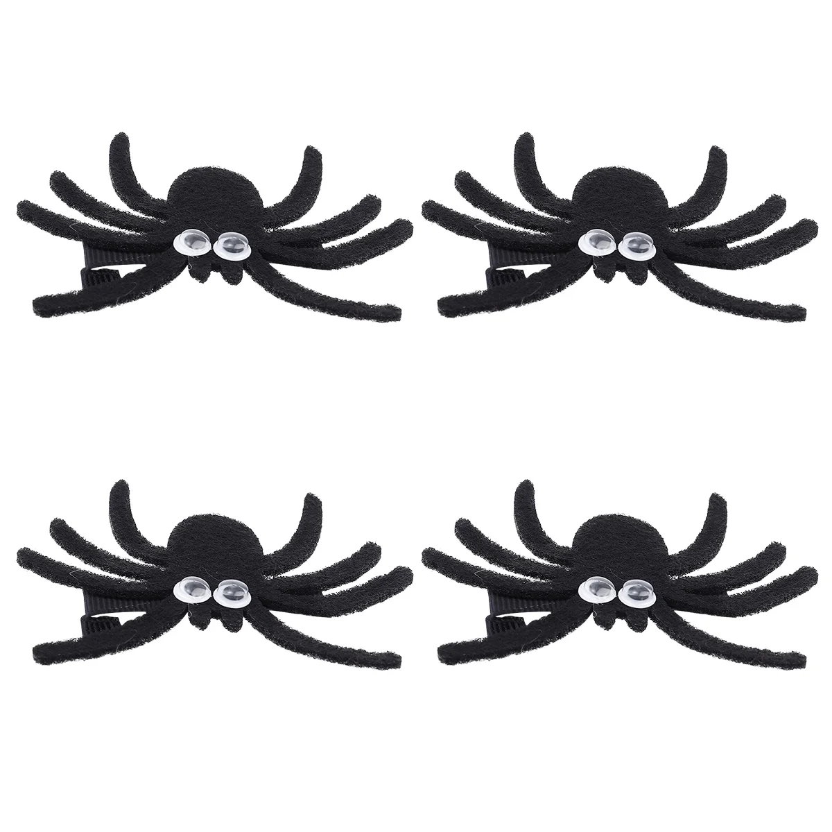 

4 Pcs Spider Hairpin Head Band Kids Headwear Headpiece Funny Headdress Metal Halloween Fabric Clip Child