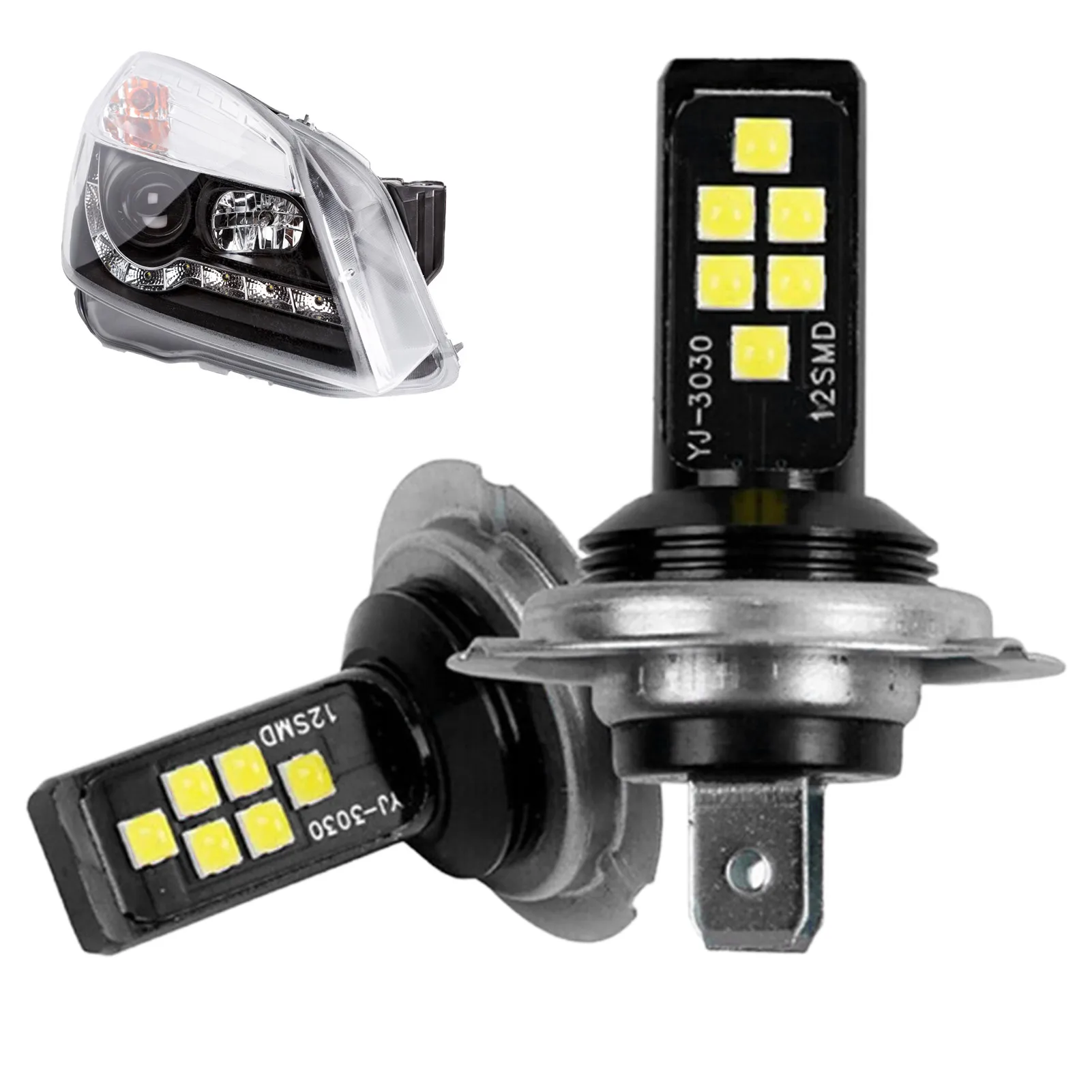 

Low Beam LED Headlight Bulbs Energy Efficient Fog Light For Car Truck Plug And Play 360-degree Beam Angle No Shadow Areas Fast