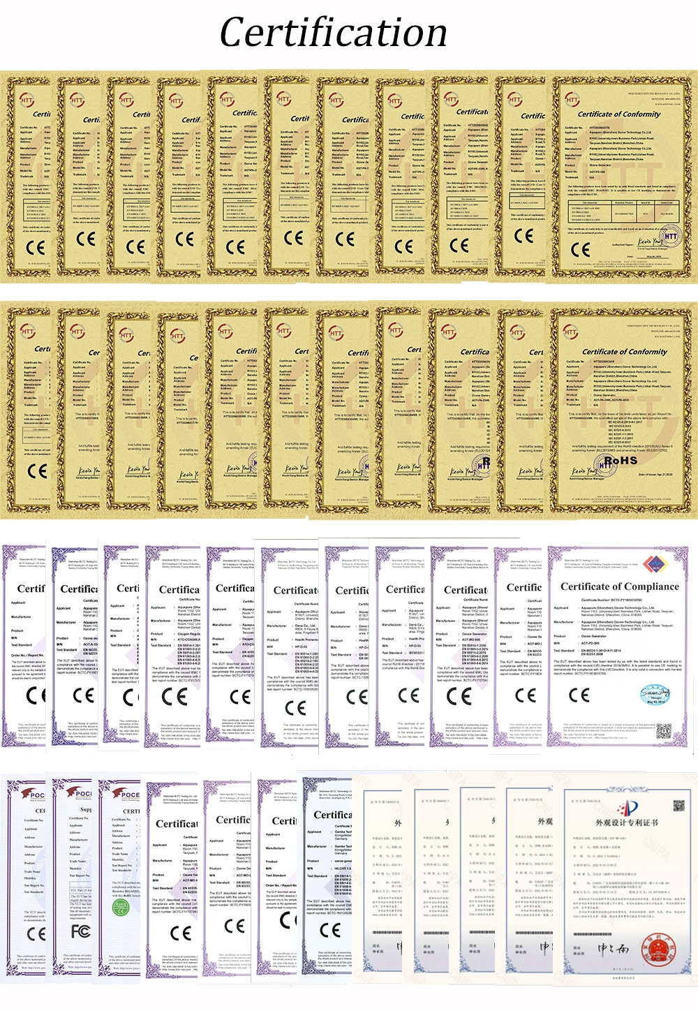 AQUAPURE Настольный и портативный озоновый аппарат для терапии озона