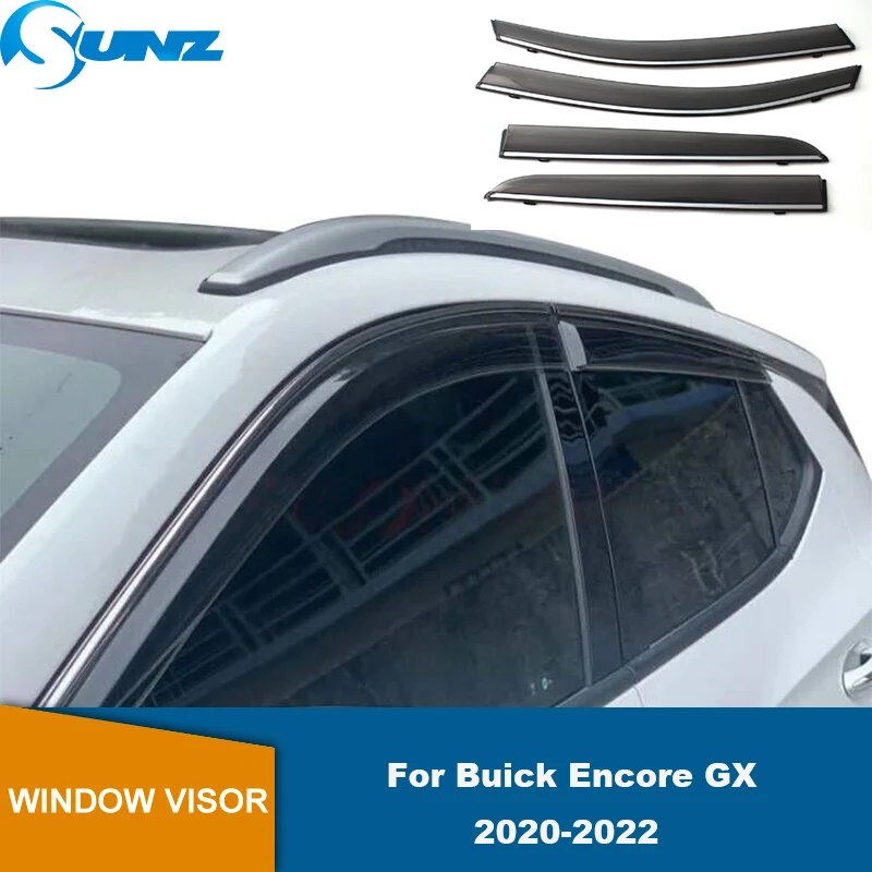 Side Window Deflector For Buick Encore GX 2020 2021 2022 Door Visors Protectors Weathershields Sun Wind Rain Guards Accessories