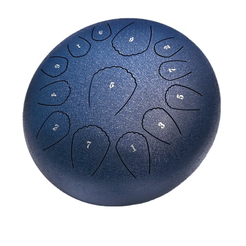 

13-Inch 15-Tone Apple Pattern Color Steel Tongue Drum Ethereal Boxer Disc