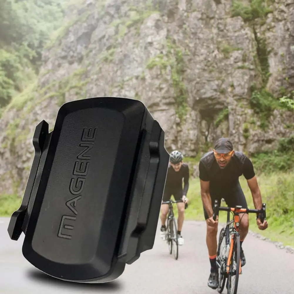 

Speed Sensor Waterproof ANT+ Bluetooth-compatible 2 in 1 Geomagnetic Multifunctional ABS High Sensitivity Cadence Sensor for Cyc