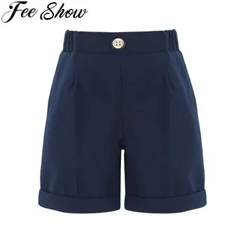 Boys Stretch Chino Shorts Summer Short Pants for Kids 1-8years Children Trousers Toddler Clothes Boy Suit Pants School Clothing 1