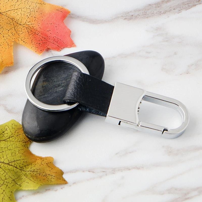 

Мужской кожаный брелок для креативного автомобиля в стиле ретро, брелок для ключей, металлический кулон, подвески, утолщенный кулон для ключей