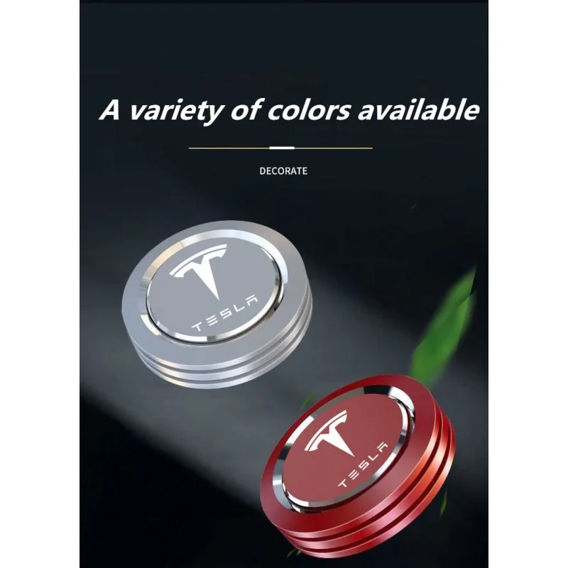 

For Tesla Model 3 Model X Model S Model Y Car Fragrance Car Car Air Freshener Perfume Dashboard Fresh Car Fragrance UFO Shape