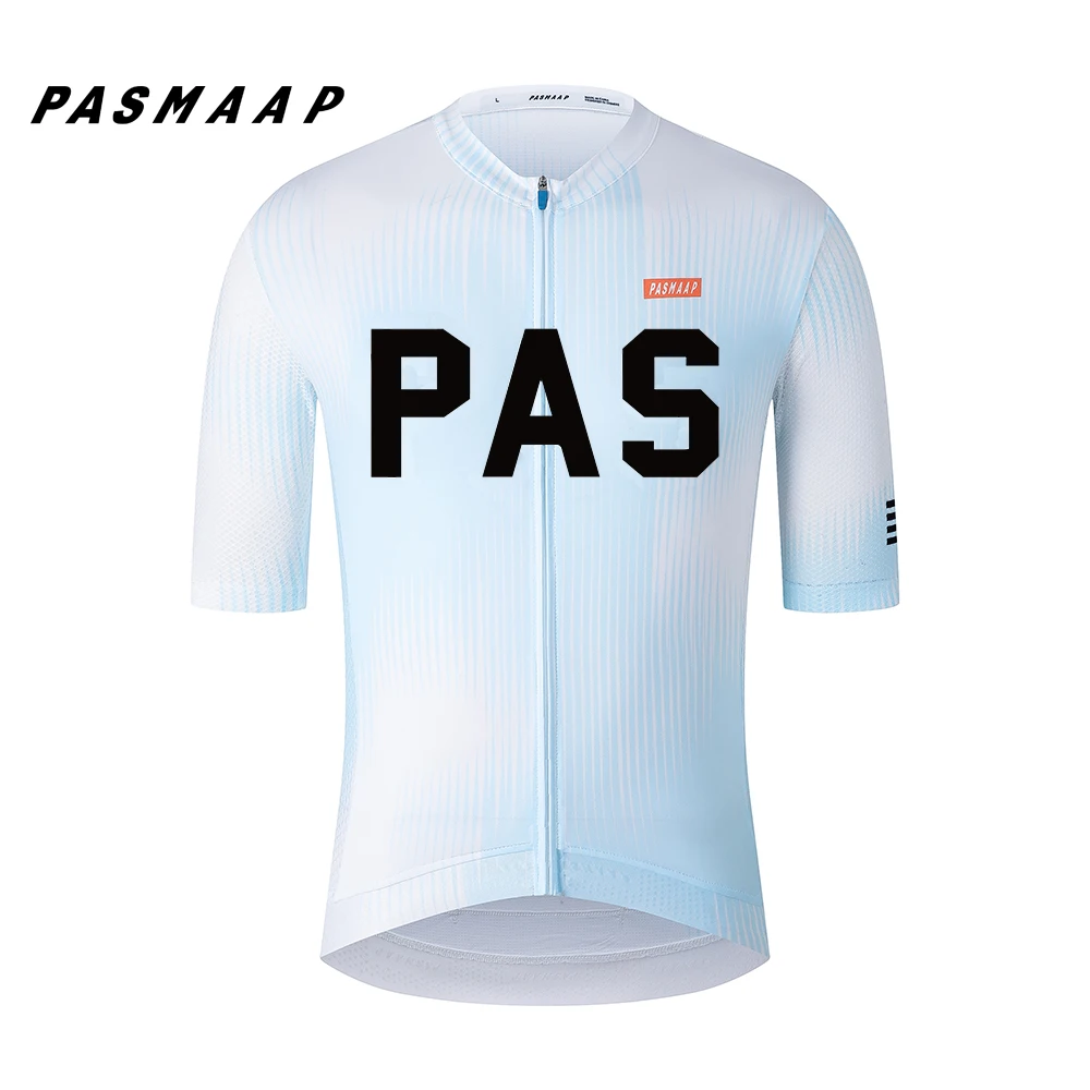 PASMAAP-Велоспорт Джерси для мужчин с коротким рукавом профессиональная команда MTB
