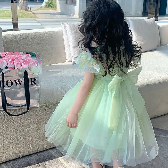 

Girls Casual Dresses Soft Comfortable Pretty Lovely Lively Gorgeous Simple Fashion Loose Sweet New Pattern Korean Lace