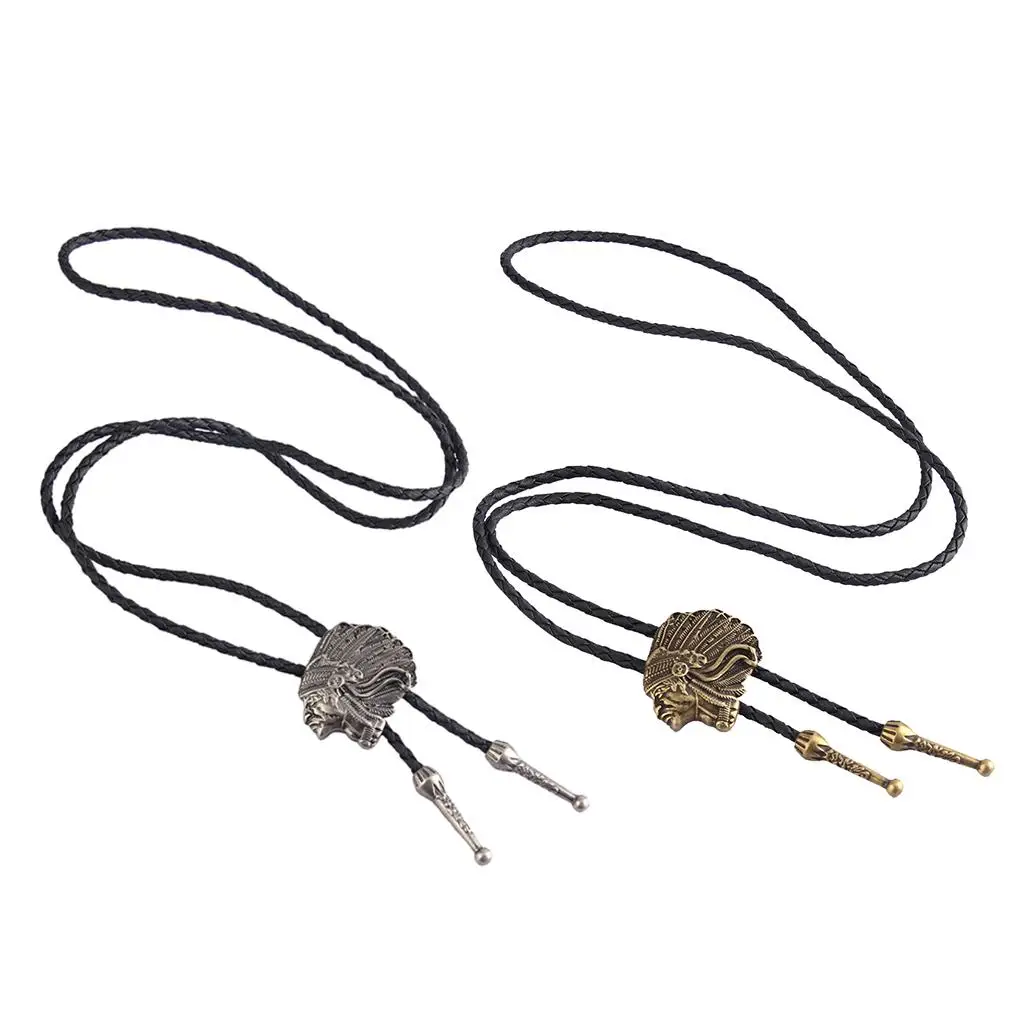 

Западный Ковбой Cowgirl Bolo Tie Indian Ожерелье Портрет