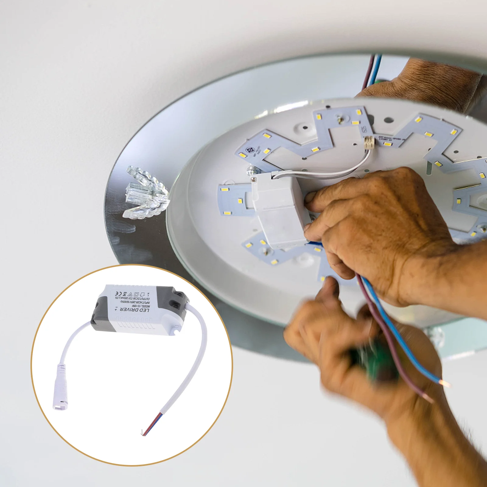 

Replacement Sturdy Practical LED Driver Power Supply LED Strip Light Driver Led Power Supply DC Converter