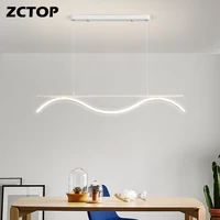 100cm 120cm led pendant lights for living room dining room bedroom kitchen bar shop chandelier long horizontal line pendant lamp