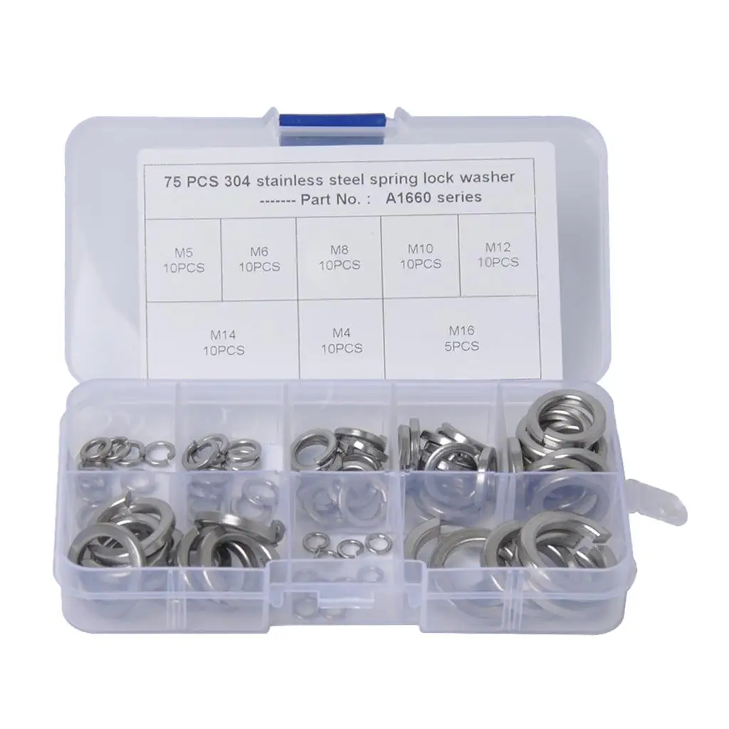 

Spring Washers - M3//M5/M6/M8/M10/M12/M14/ - Stainless Steel