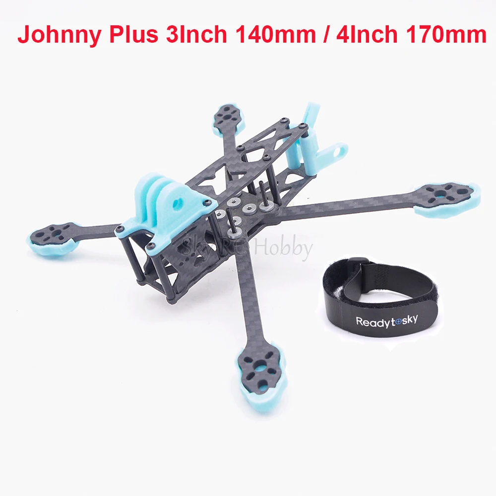 

Johnny Plus 3Inch 140mm 140 / 4Inch 170mm 170 Carbon Fiber Frame Kit For FPV Racing RC Drone Support 1306 1407 Motor
