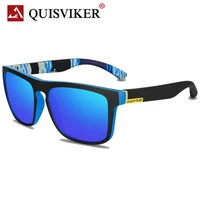 quisviker mens ladies square fishing glasses uv400 sunglasses outdoor sportshiking driving polarizedglasses mtb bicycle goggles