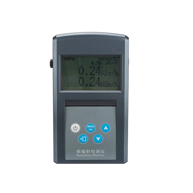 

Radiation Detector Geiger Counter Beta Gamma X-Ray with Alarm Marble Tester Tool LCD Display Radioactive Detector