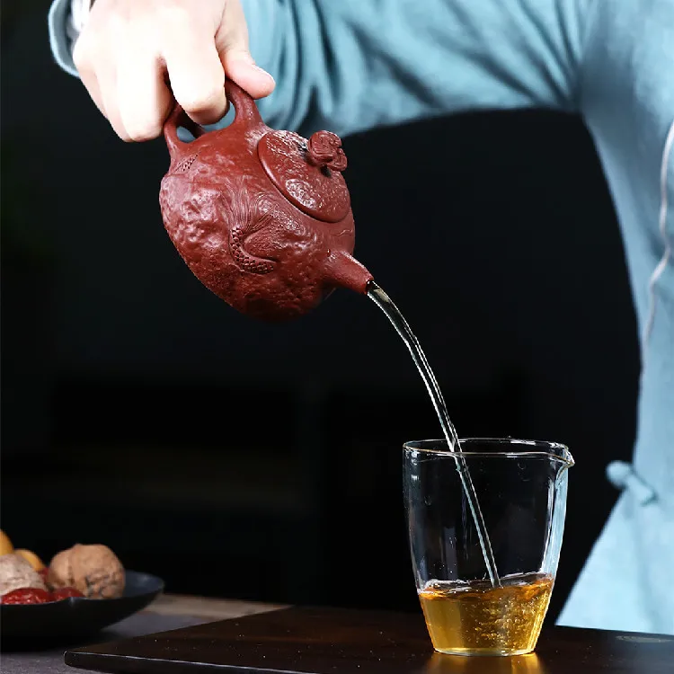 High Quality Yixing Zisha Teapot Ore Dahongpao Tea Exquisite Gift Set