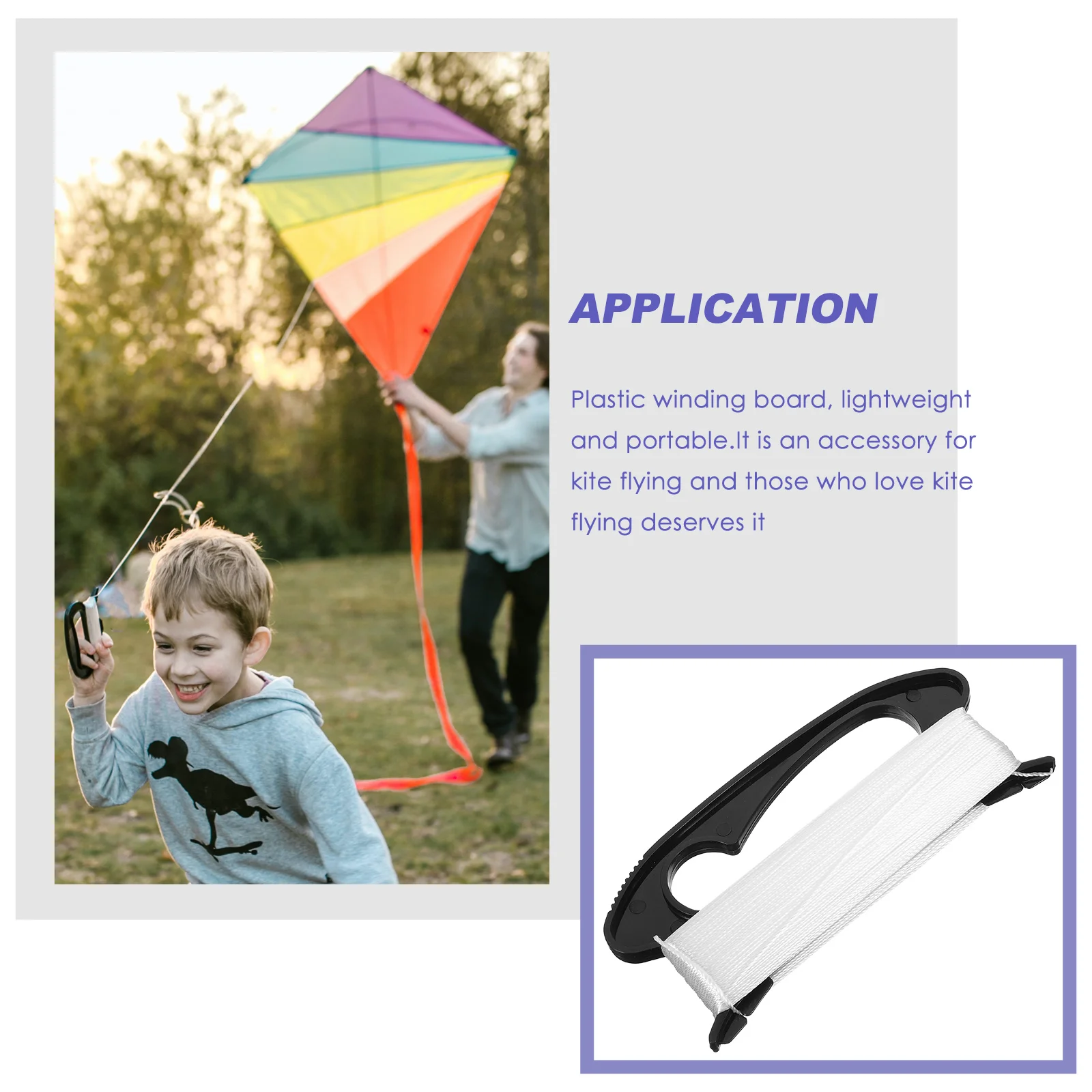 3 шт. катушка с ручкой для воздушного змея спортивный инструмент на открытом