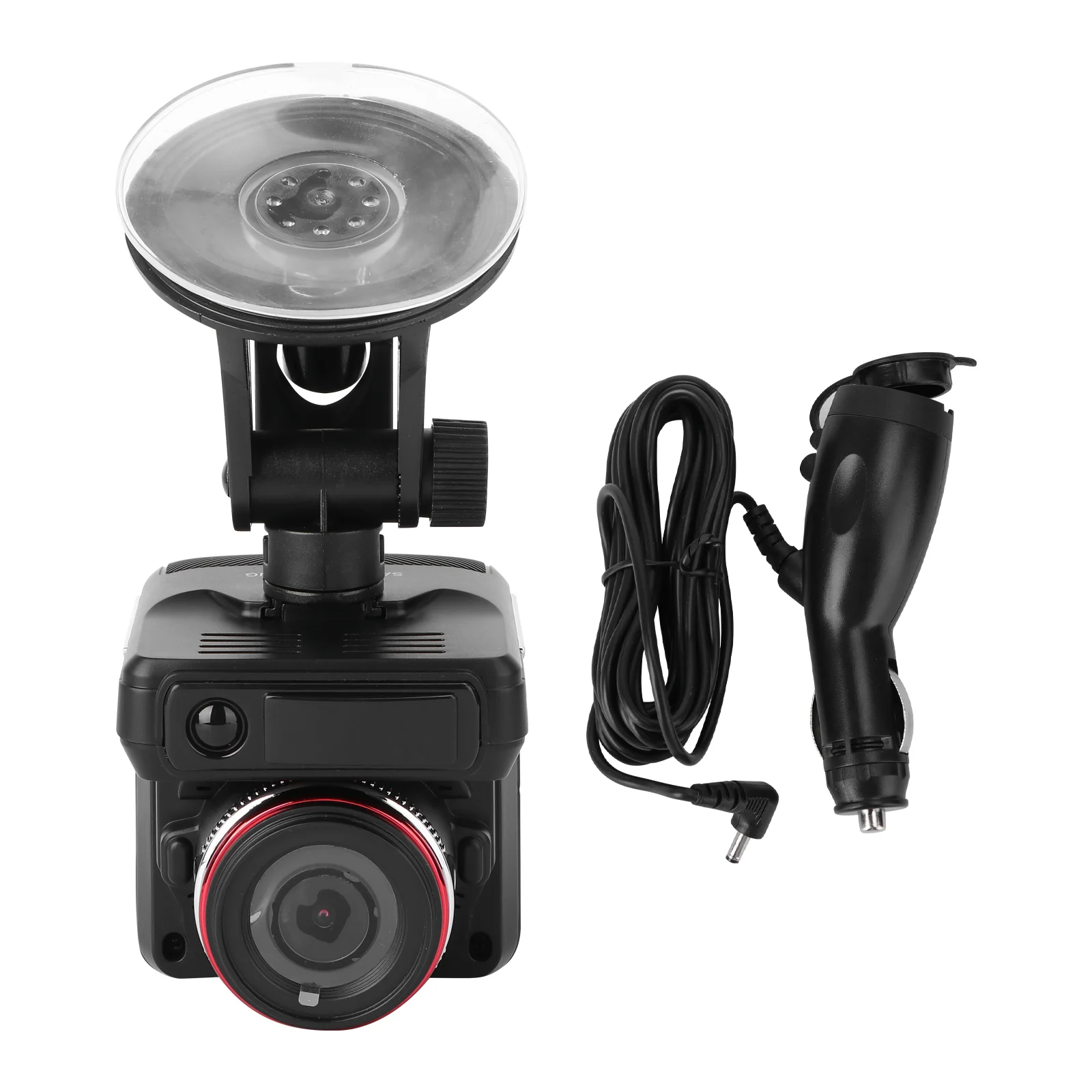 

12V Dash Cam Car Alarm System - English Russian (Black)