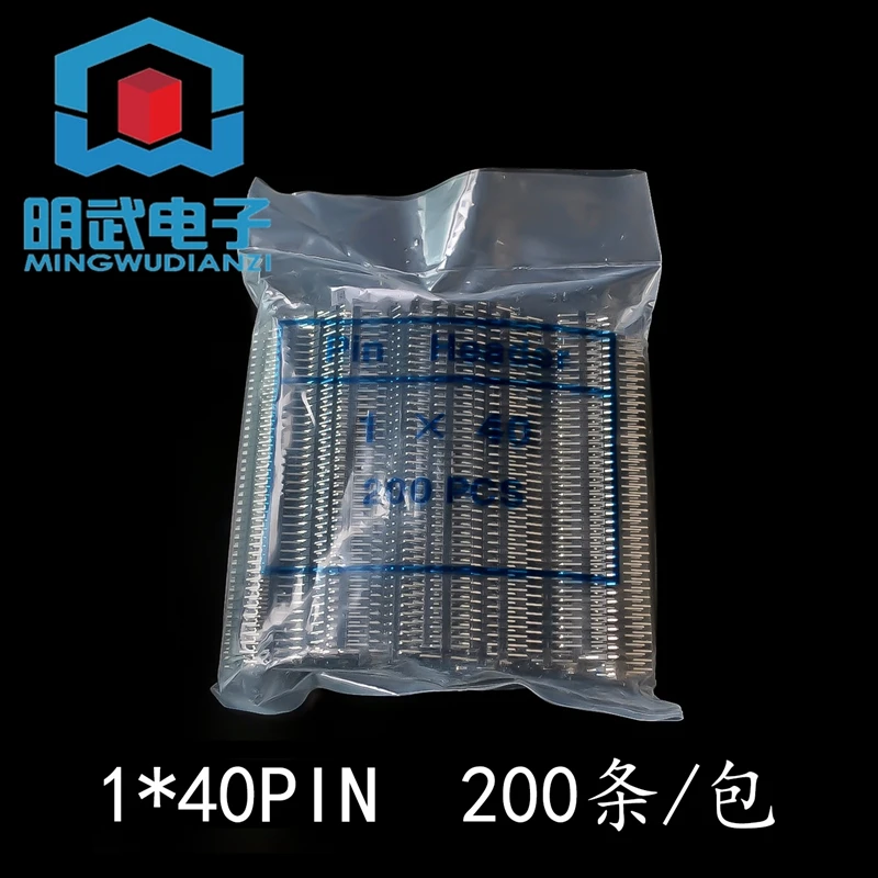 

Spacing 2.54MM Single Row Of Pins Single Row Of Pins Pins 1*40PIN 200pcs/pack