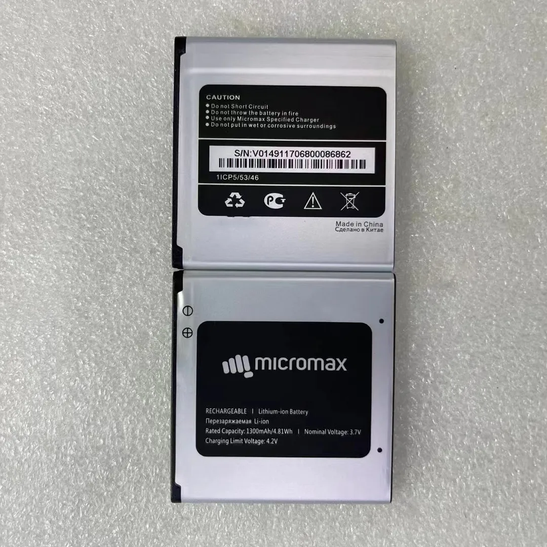 Аккумулятор 1300 мАч для micromax Bolt Pace Q402 мобильный телефон