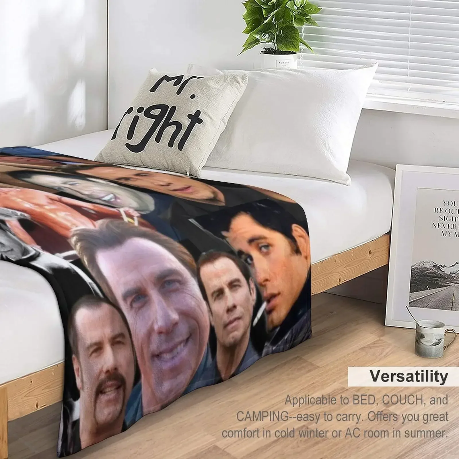 Плед john travolta colllage одеяла и пледы очень большие детские