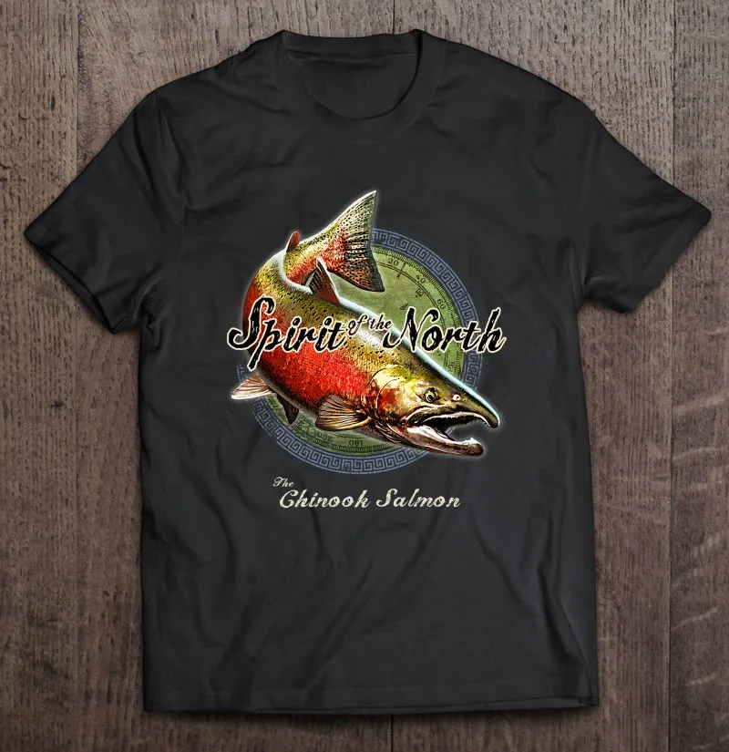 

Футболка мужская оверсайз в стиле аниме дух североамериканского лосося