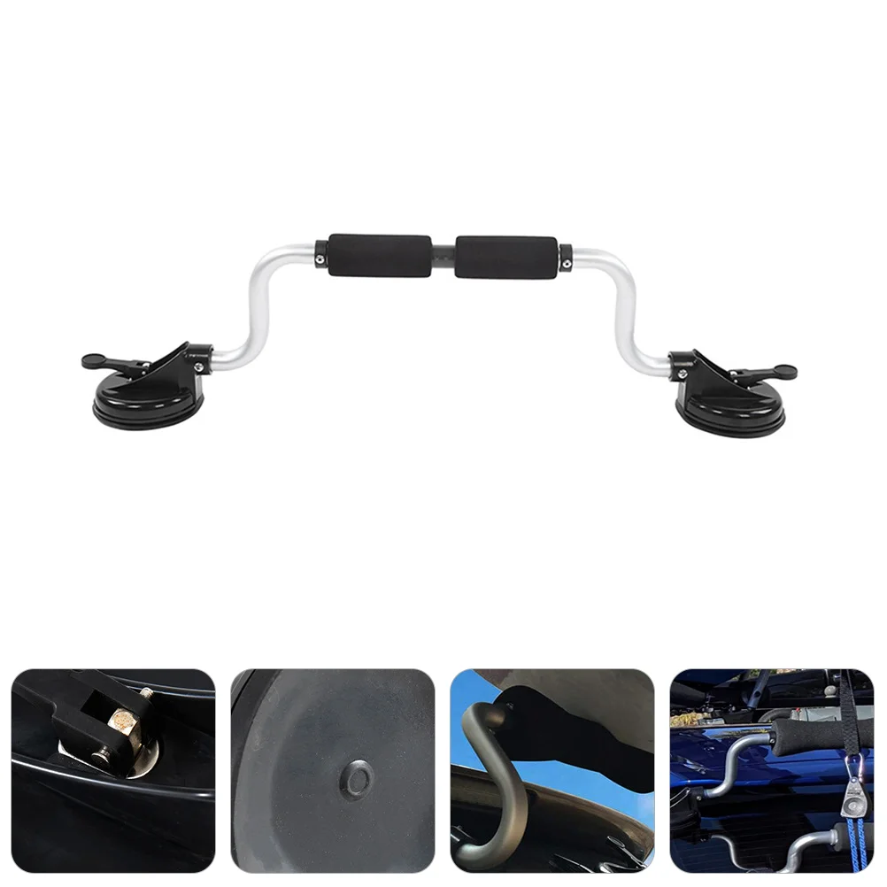 

Car Kayak Bracket Roller Canoe Roof Load Assist Tool Stand Boat Support Tools Loader Suction Cup Aluminum Alloy