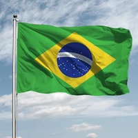 brazil national flag 90x150cm polyest brazil design brazilian digital print banner flag for celebration world flags decoration