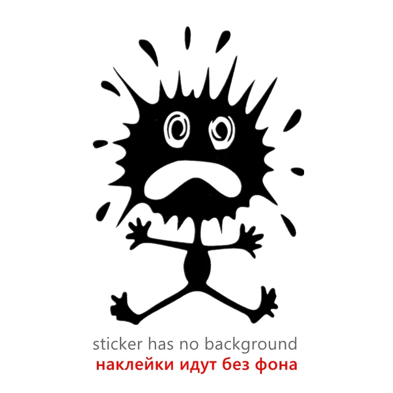 

Creativity Car Stickers Frightened Little Boy Modeling Decorative Accessories PVC Auto Window Bumper Waterproof Decals