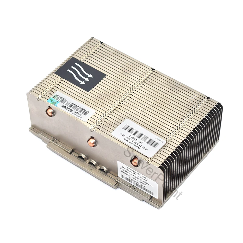 Оригинальный 654592-001 662522-001 для DL380p Gen8 радиатор 654592-001 радиатор процессора DL380P G8/DL388P G8/DL560 G8 б/у