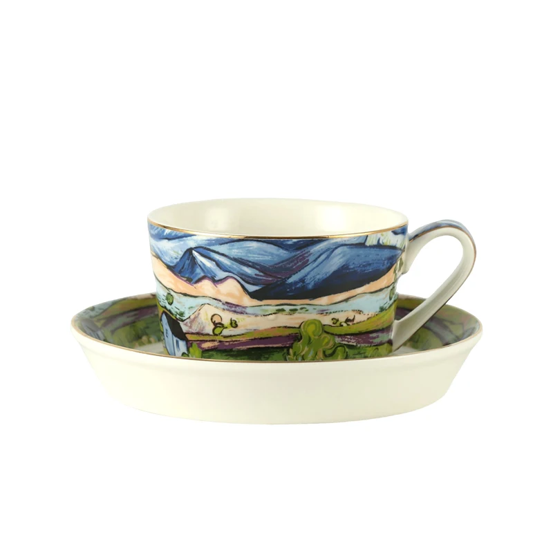 

London Pottery кружки с горными пейзажами 300 мл