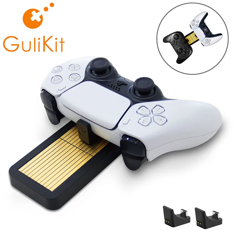 

Универсальный контроллер GuliKit NS23, зарядная док-станция, двойное зарядное устройство для PS5 PS4 Xbox One Switch Pro, игровой контроллер, зарядная станци...