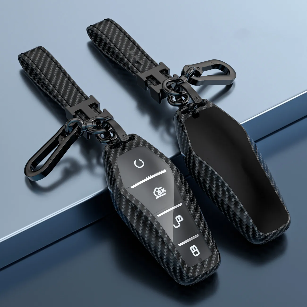 

Чехол для автомобильного ключа, смарт-чехол для ключа с дистанционным управлением для BYD Tang DM 2018, чехол для ключей, автомобильные аксессуары,...