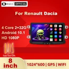Автомагнитола 2 din, Android 10,1, четырехъядерный процессор, 8 дюймов, GPS, зеркальная связь, Bluetooth, Авторадио для Renault Dacia duster sandero Dokker