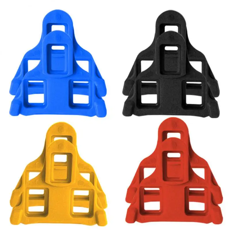 

Durable Self-locking Pedales Bike Clamping Plate Set Multiple Colors Universal Plastics Riding Shoes Lock Plate Bicycle Pedal